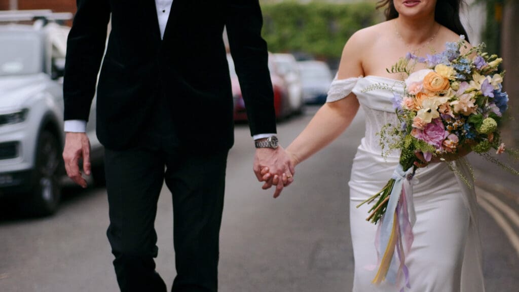 bride and groom in Norwich