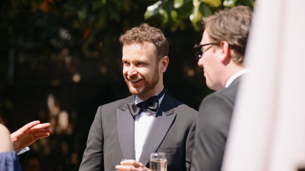 wedding guest at assembly house in Norwich