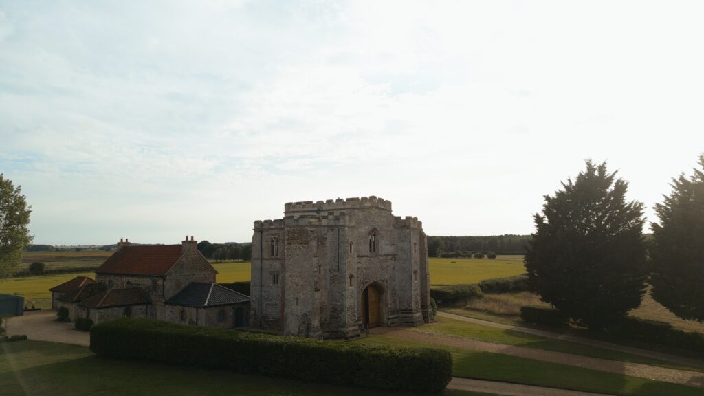 Pentney Abbey gatehouse wedding venue in Norfolk